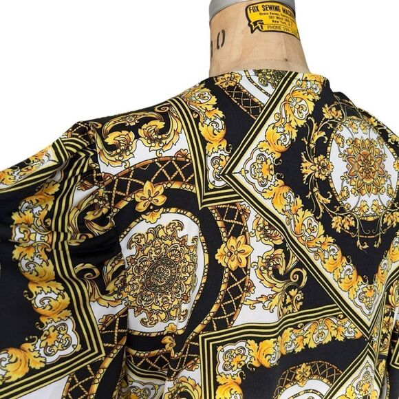 YOYO 5 Baroque Pattern Blouse - X-Large - Picture 6 of 8